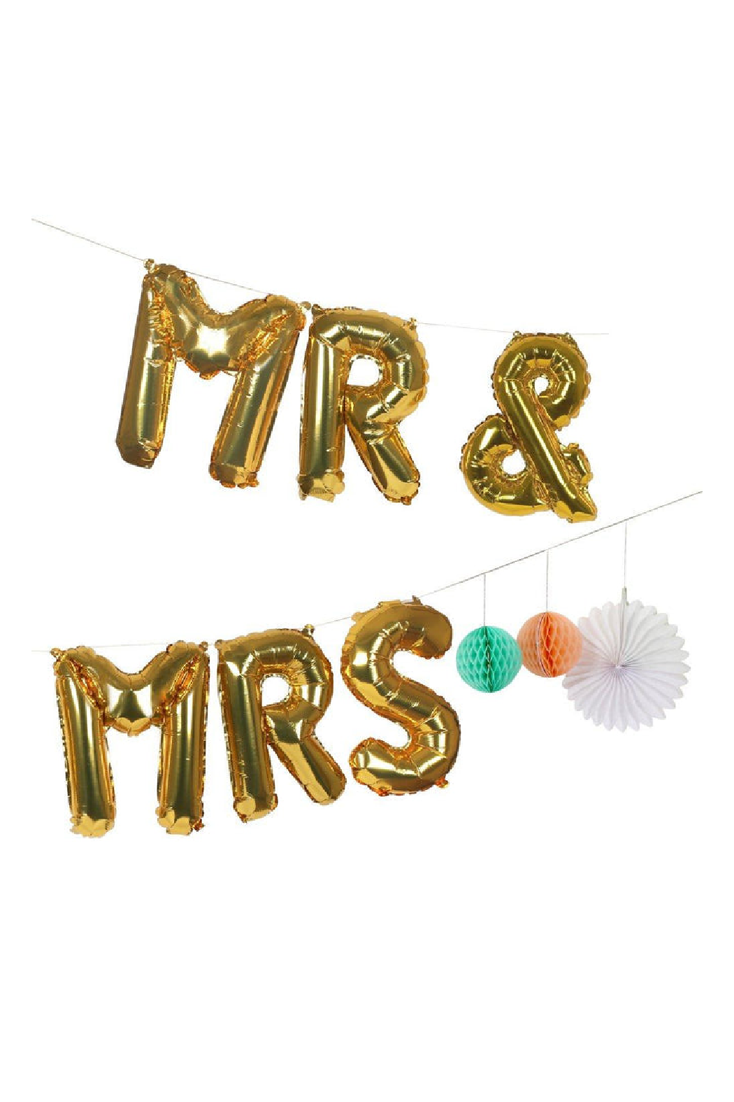 Mr & Mrs Balloon Garland