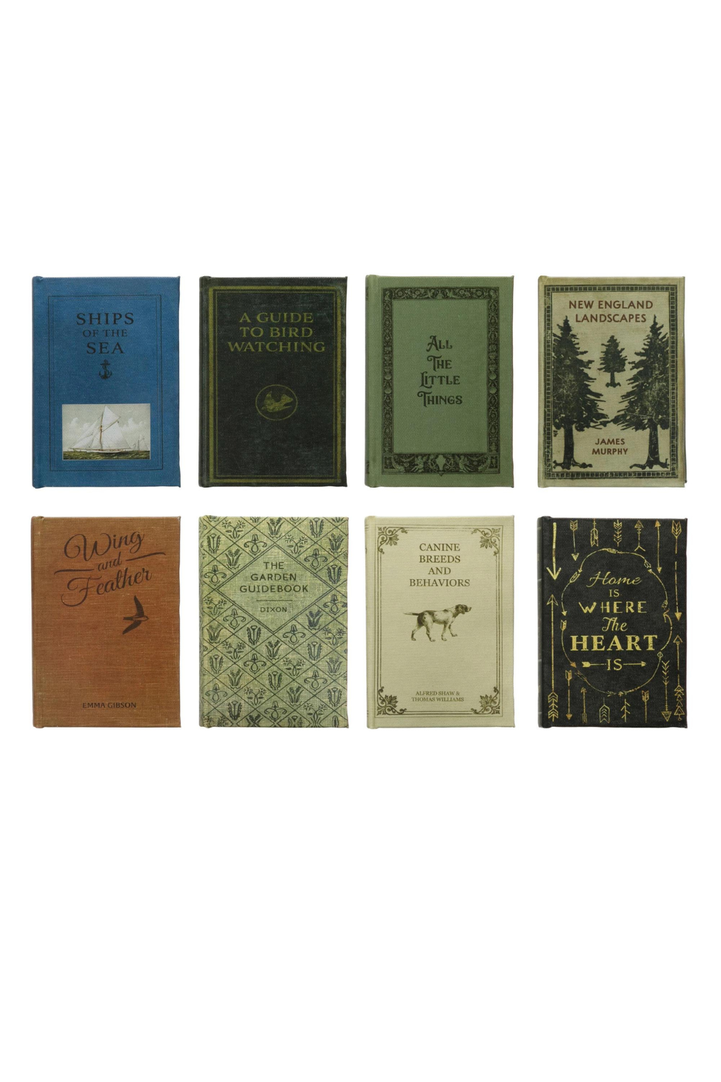 Mini Book Storage Box - Decorative Faux Books for Shelf Storage