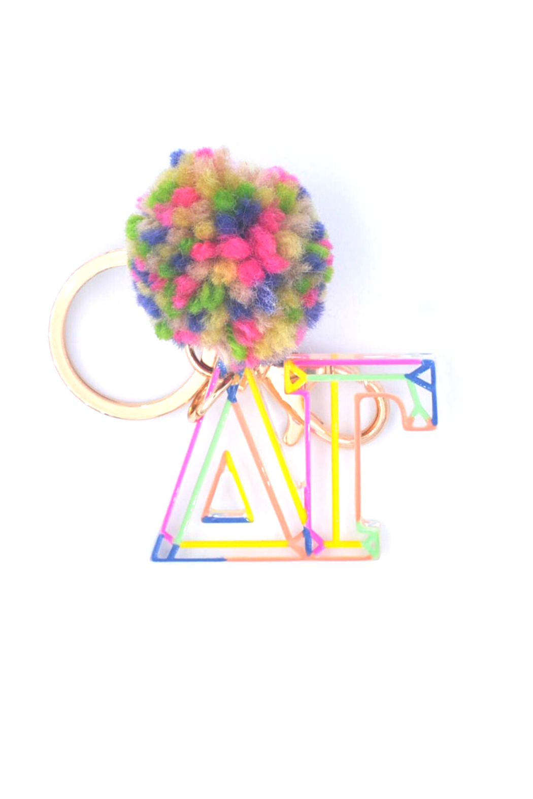 Sorority Pom Keychain