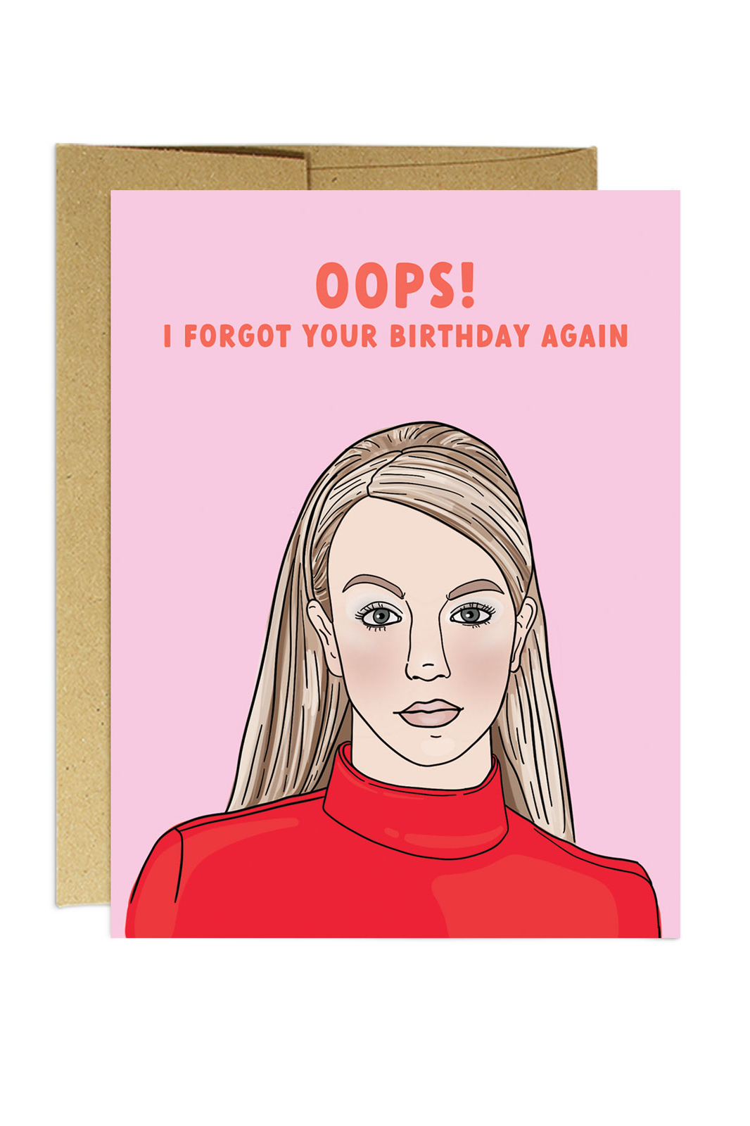 Oops, Britney Birthday Card