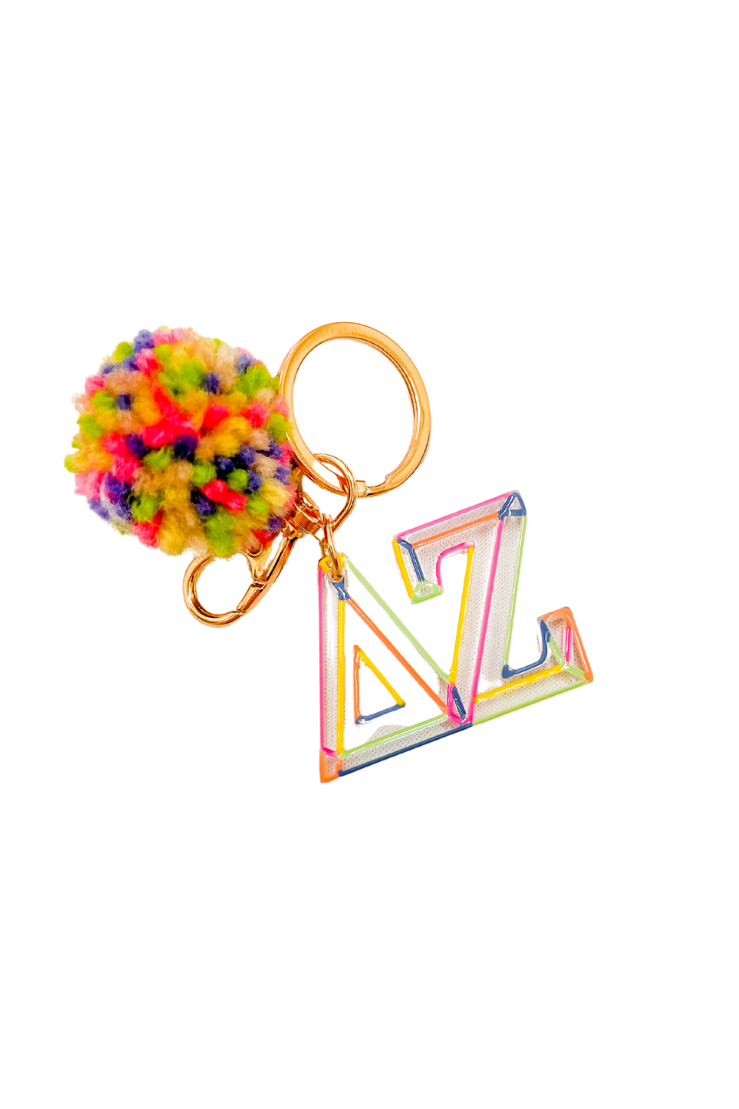 Sorority Pom Keychain