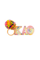 Sorority Pom Keychain