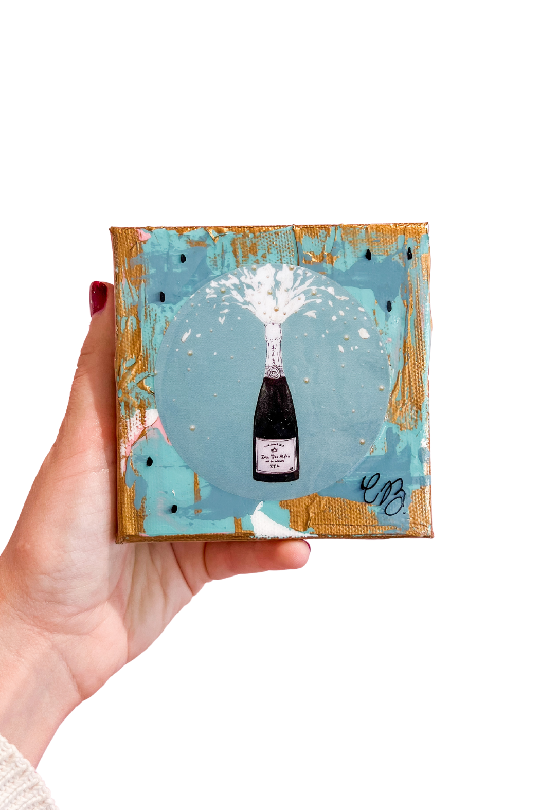 Sorority Champagne Mini Canvas