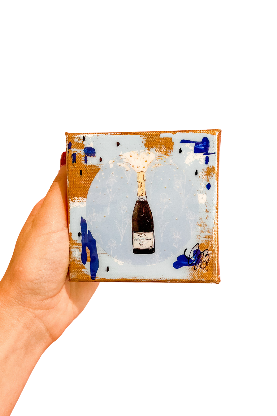 Sorority Champagne Mini Canvas