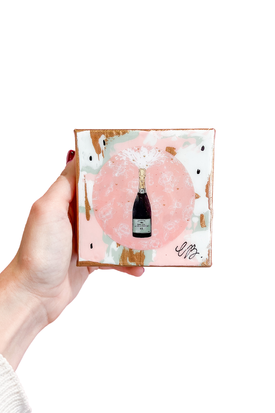 Sorority Champagne Mini Canvas