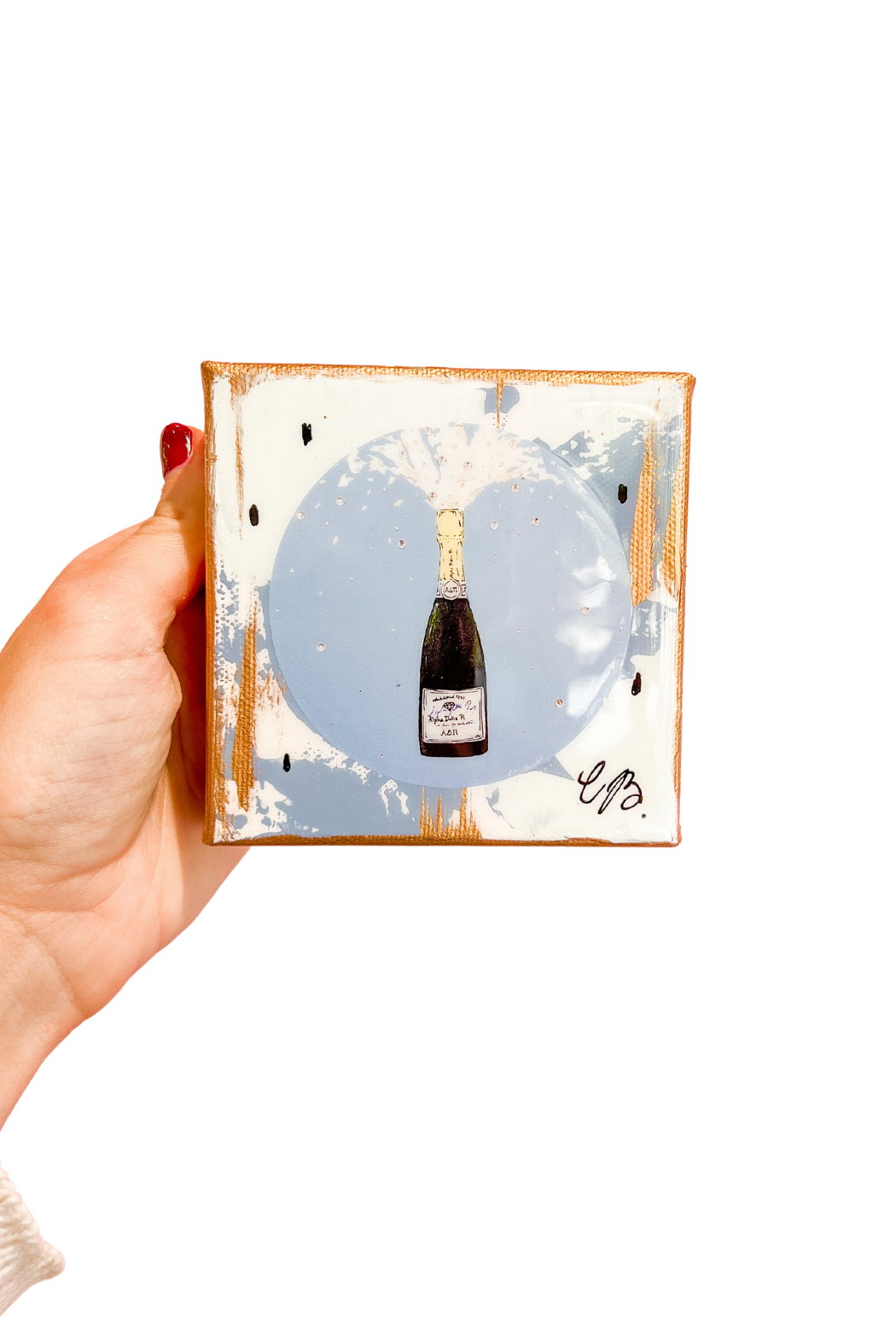 Sorority Champagne Mini Canvas