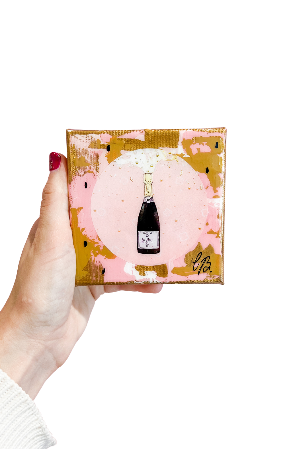 Sorority Champagne Mini Canvas