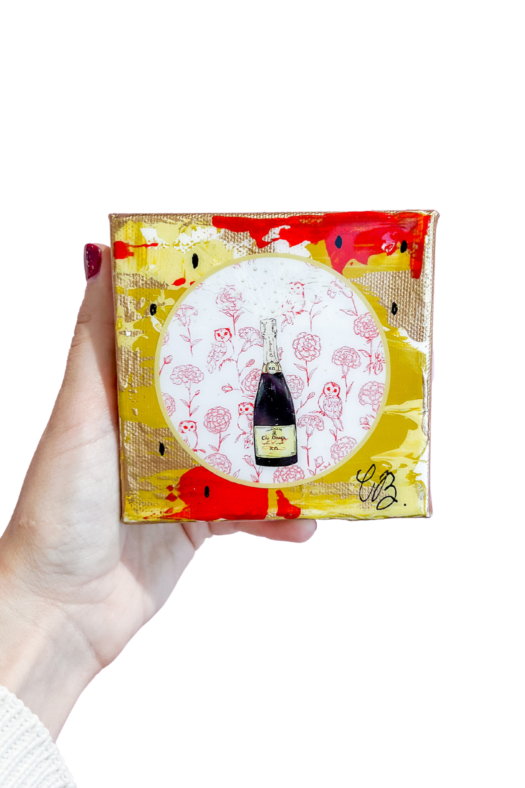 Sorority Champagne Mini Canvas