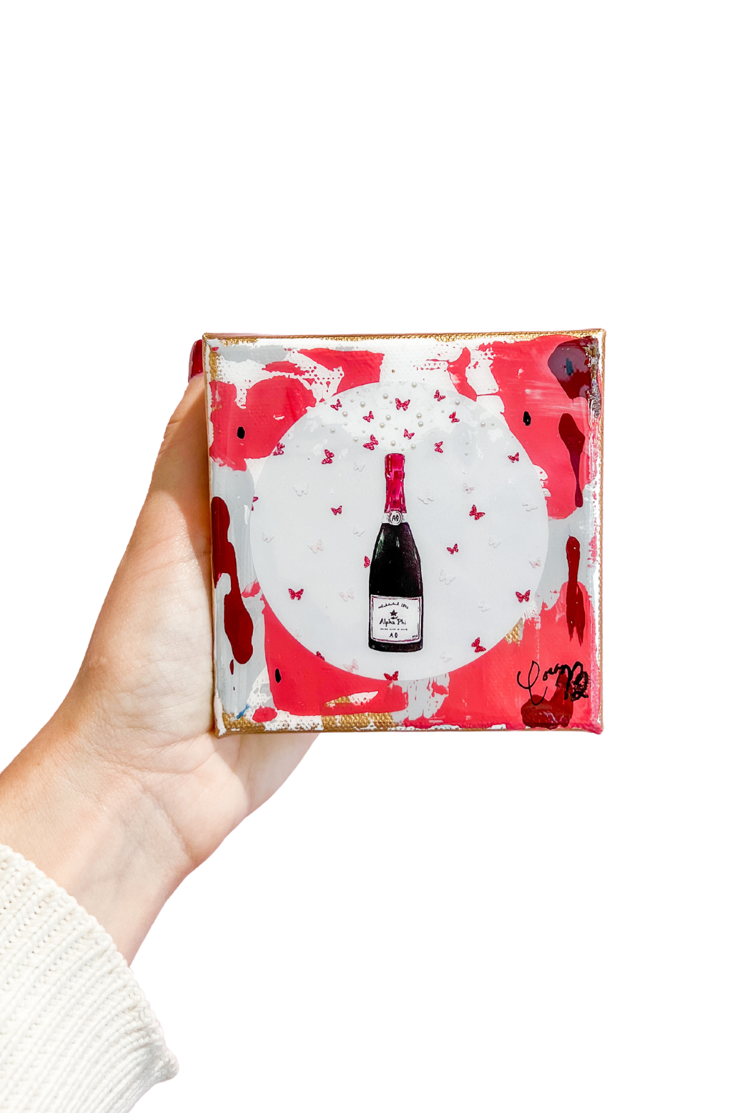 Sorority Champagne Mini Canvas