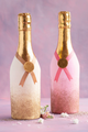 Small Champagne Bottle Display
