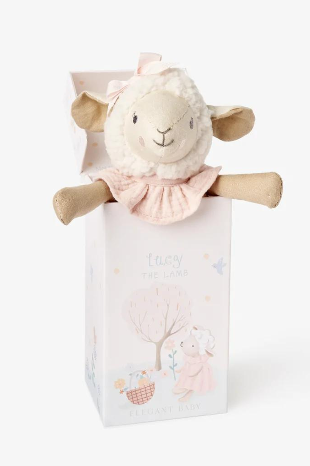 Linen 10" Toy Box Doll
