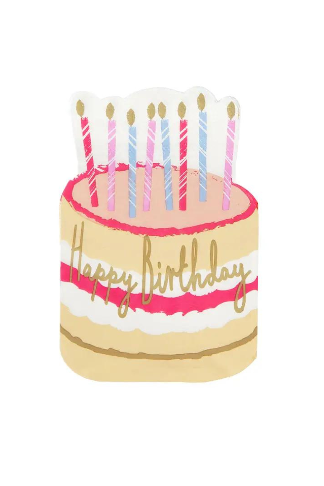 Cake Shaped Napkins
