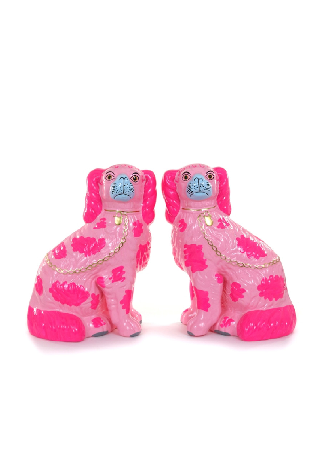 Set of 2 Staffordshire Dogs