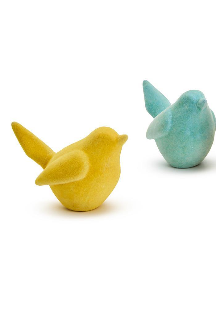 2.3" Flocked Birds