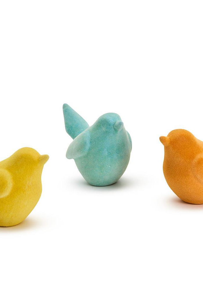 2.3" Flocked Birds