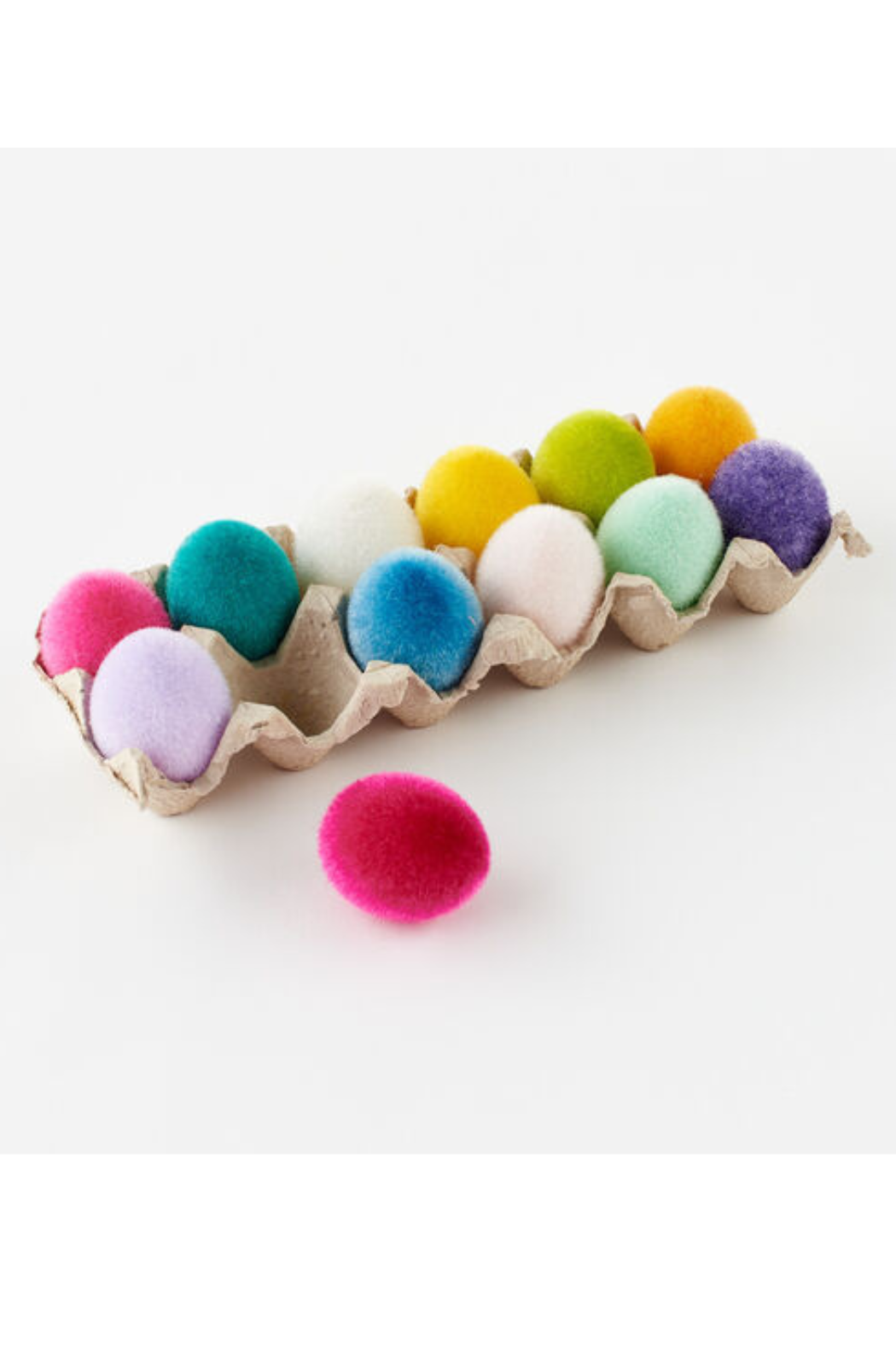 2.5" Flocked Eggs