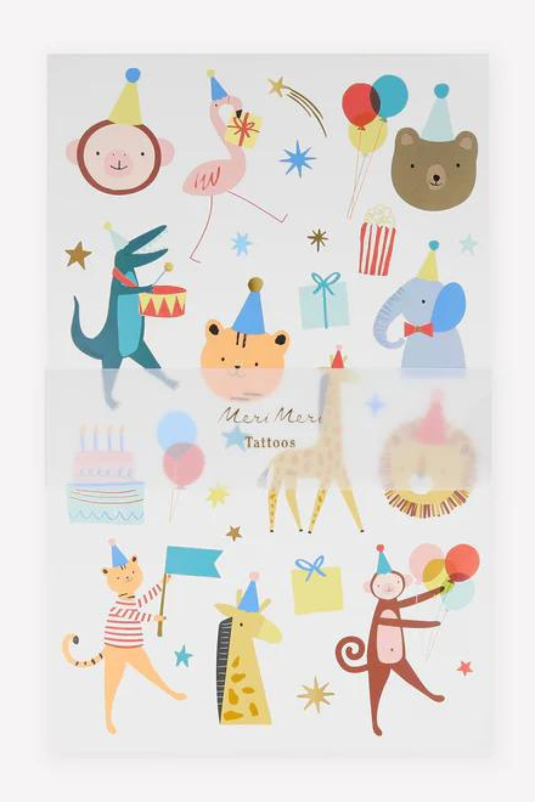 Animal Parade Tattoo Set
