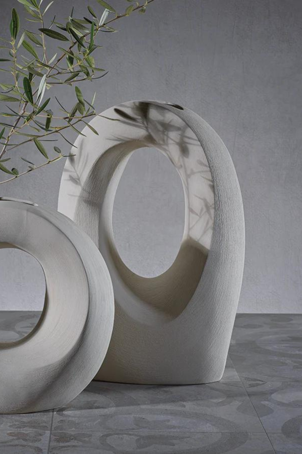 Large Manzanillo Porcelain Vase