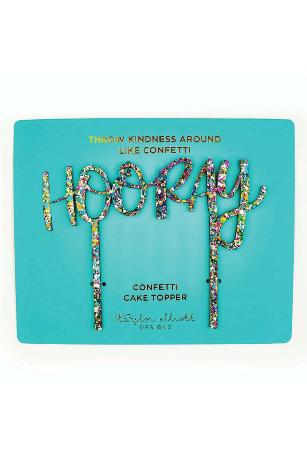 Hooray Cake Topper