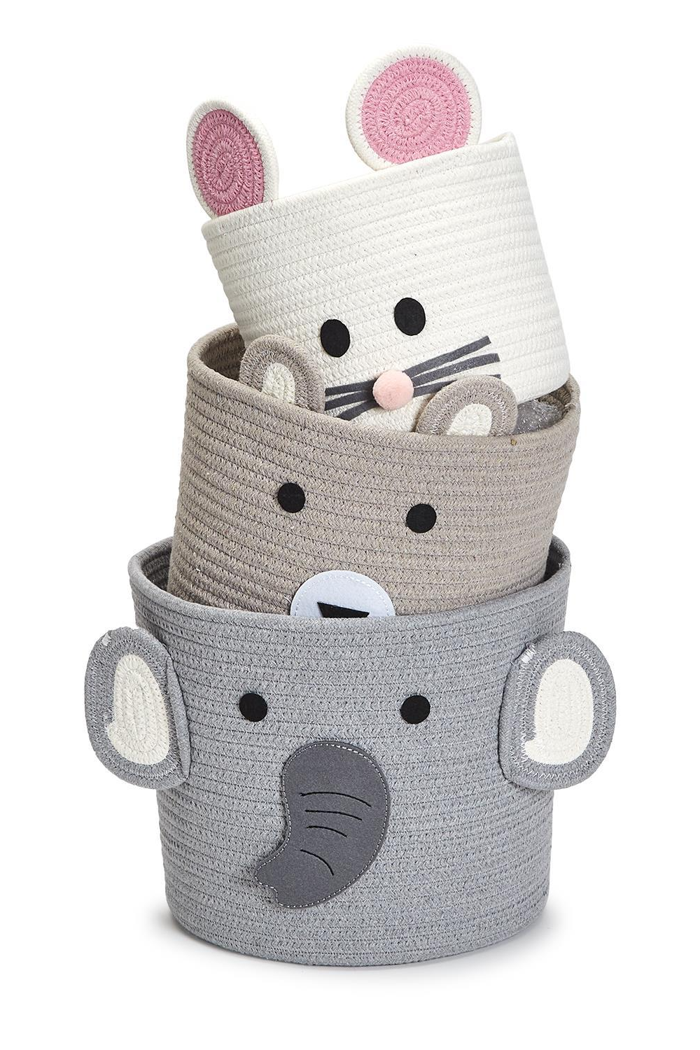 Animal Rope Baskets