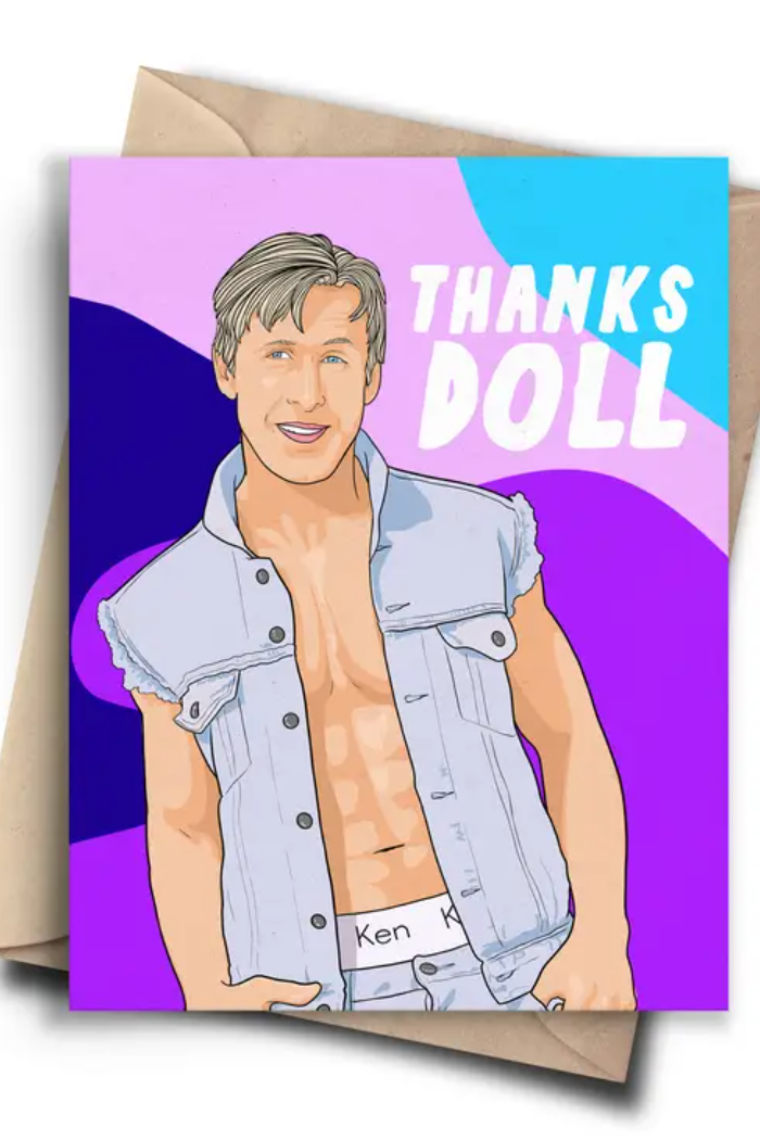 Thanks Doll Card