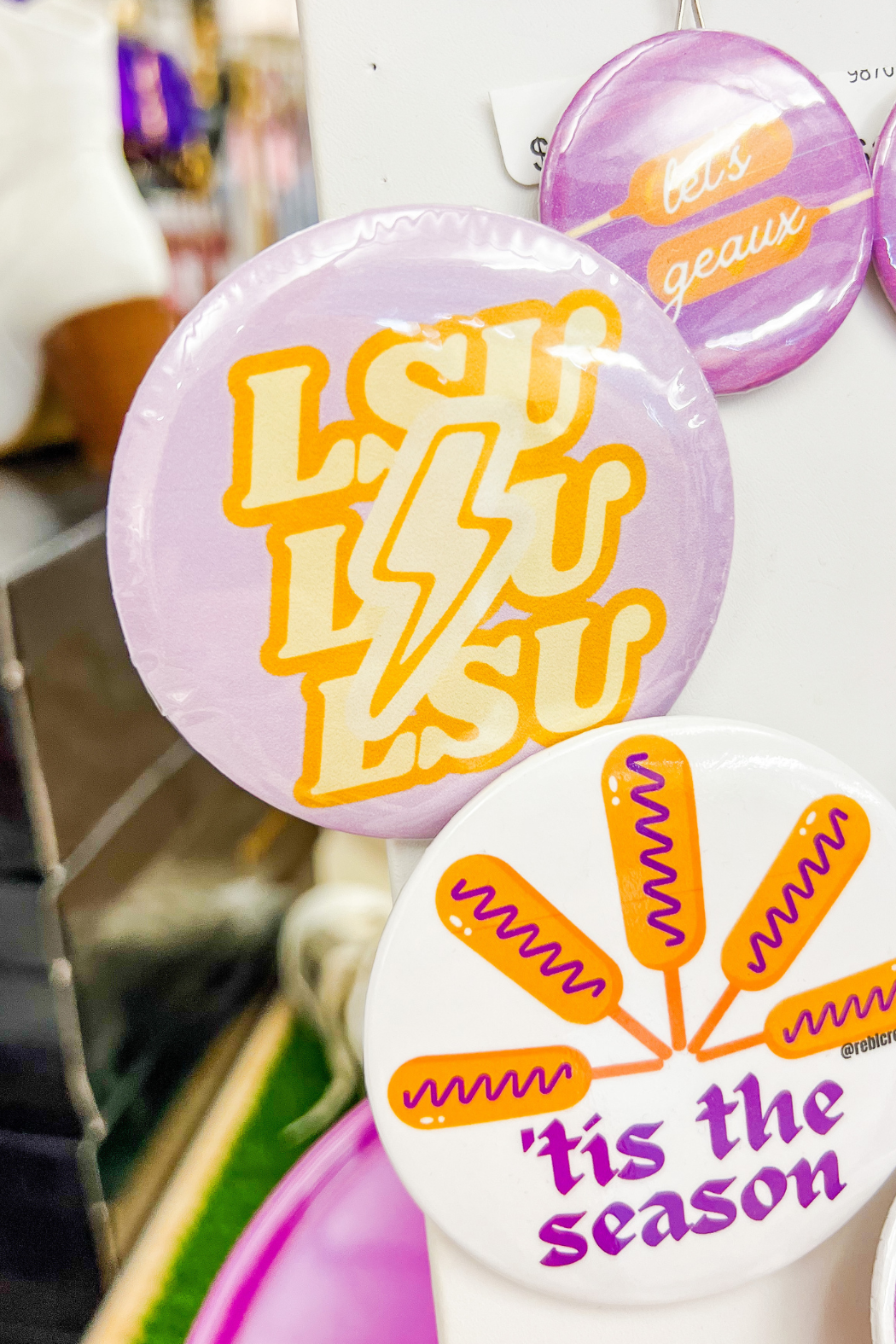 Bella Gameday Buttons