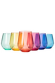 Acrylic Colored Wine Glass