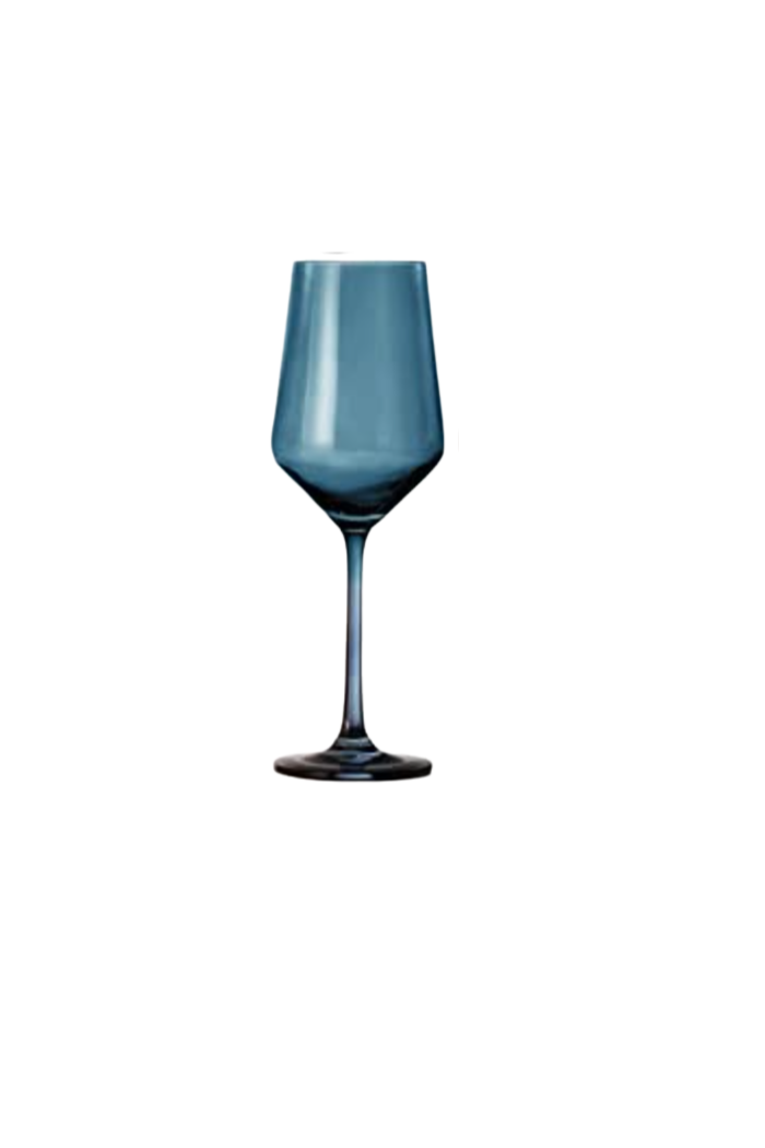 Pastel Colored Wine Glass