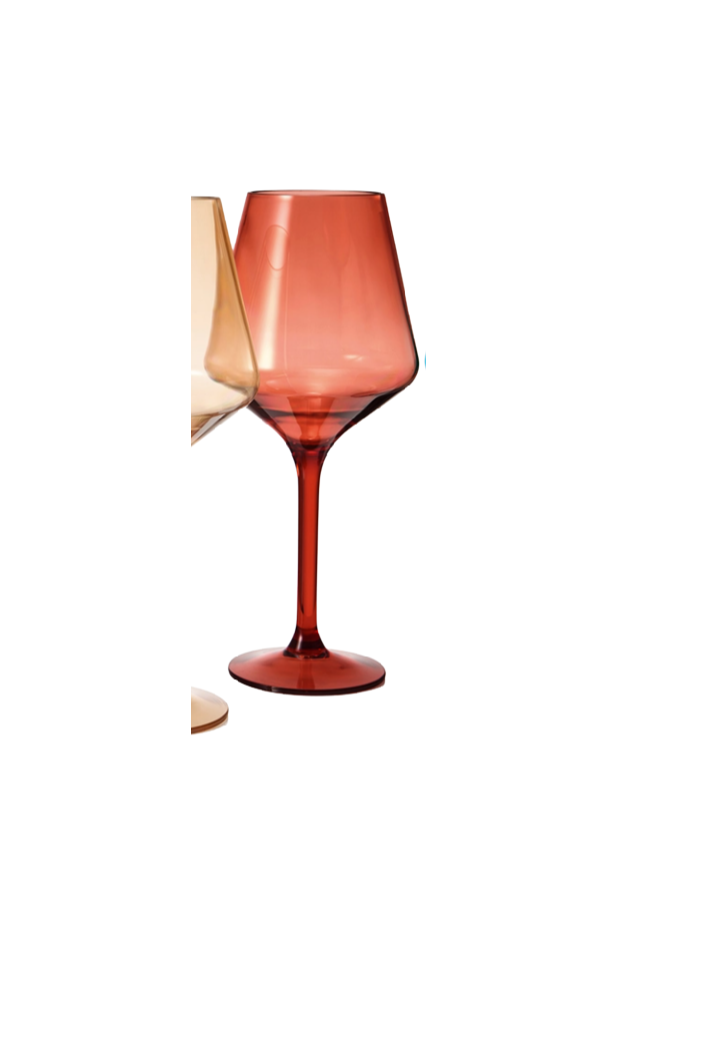 Pastel Acrylic Wine Glass