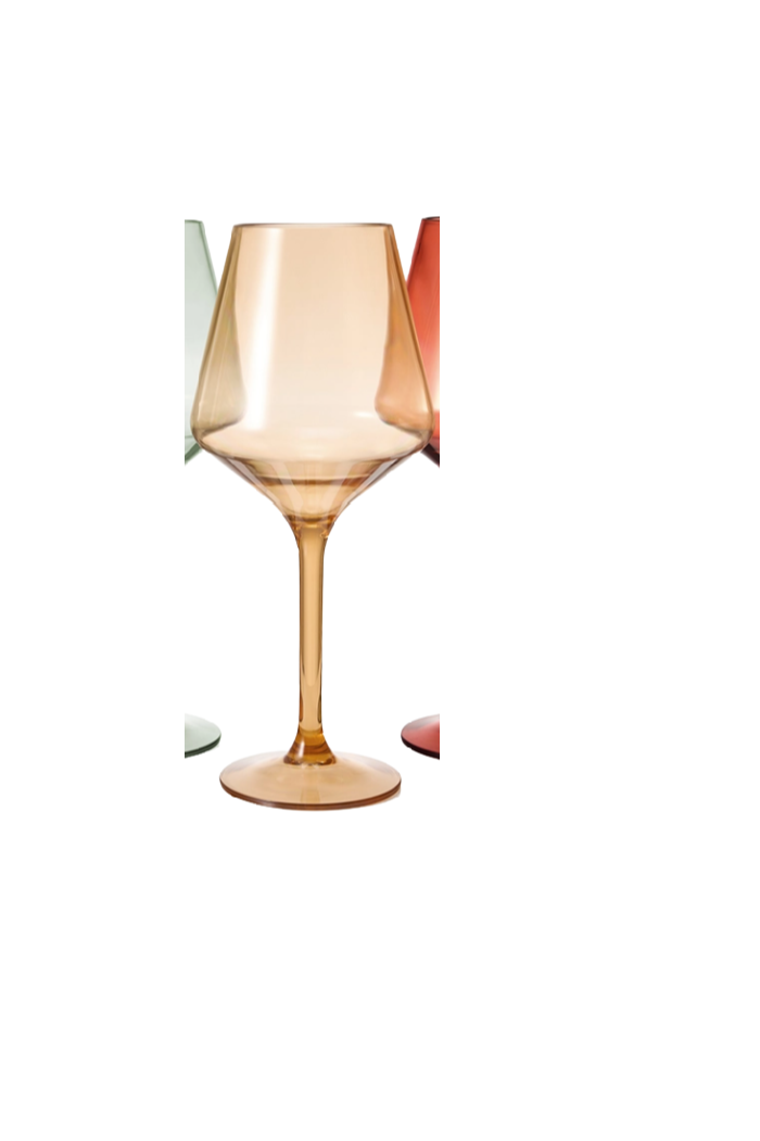 Pastel Acrylic Wine Glass