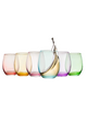 Stemless Colored Wine Glasses