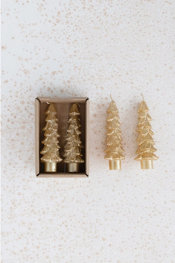 Set of 2 5-inch Tree Taper Candles