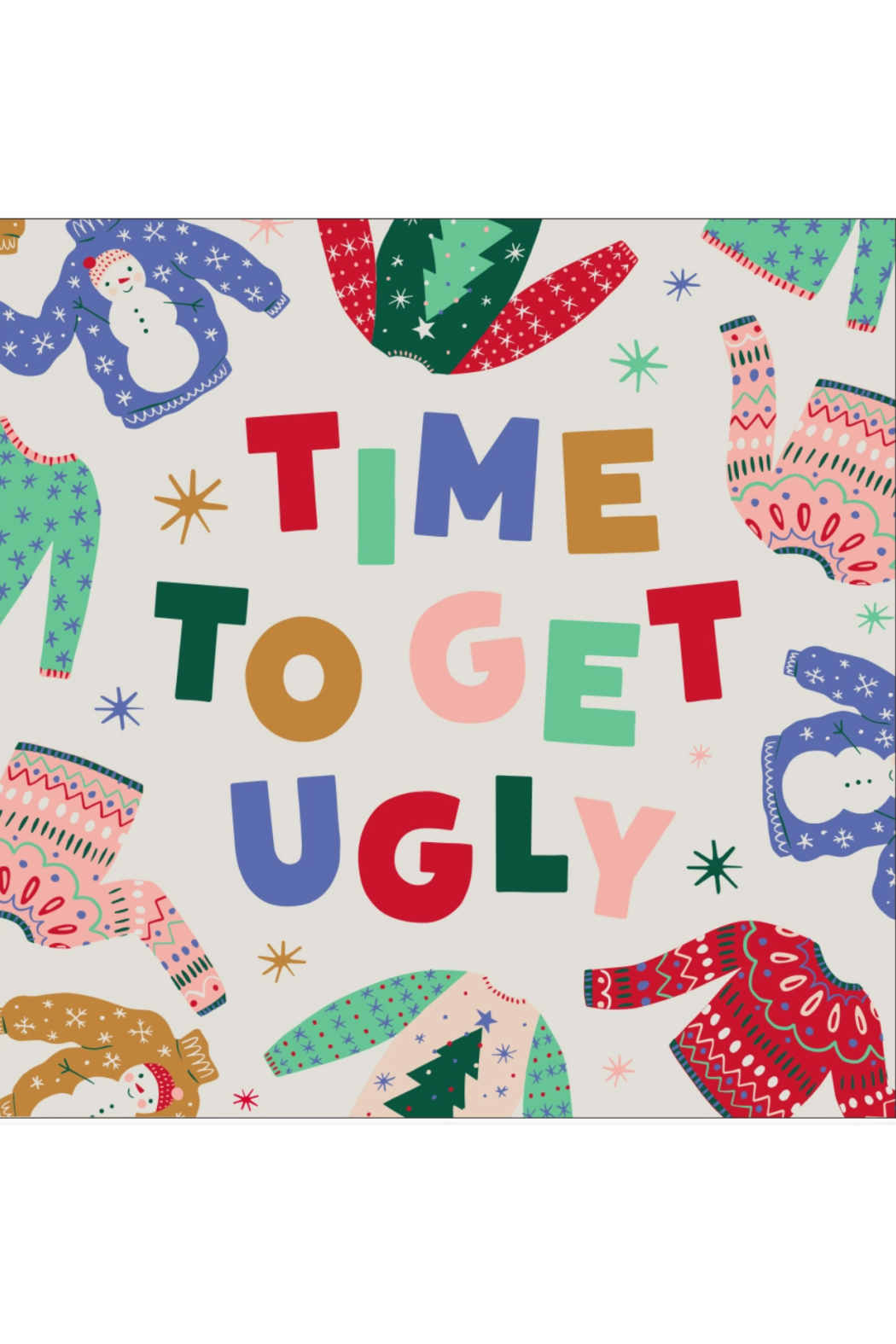 Christmas Cocktail Napkins (Set of 3)