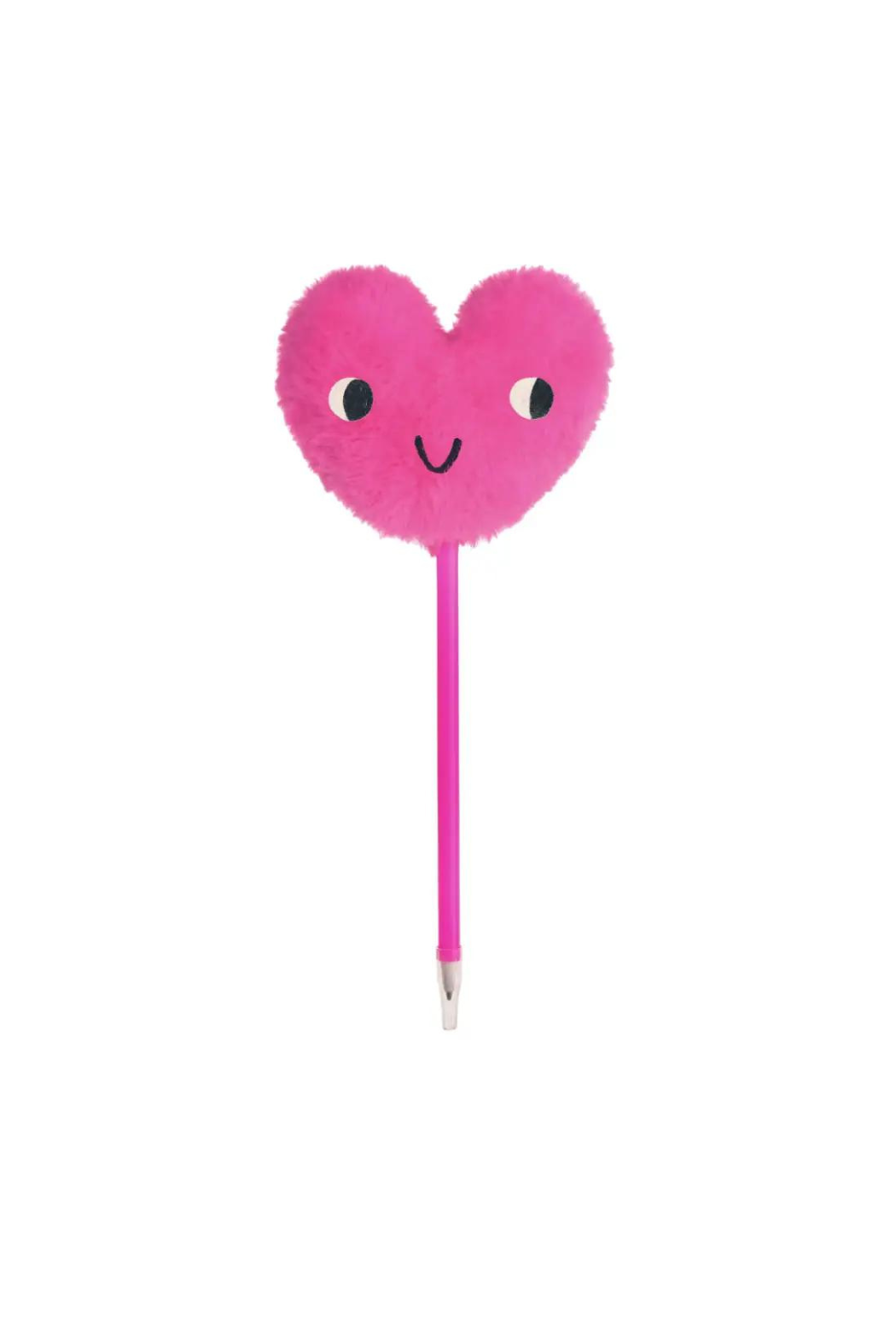 Fuzzy Heart Pen