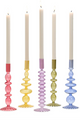Glass Taper Candleholder