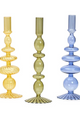 Glass Taper Candleholder