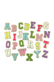 3" Purple Letter Iron-On Patch