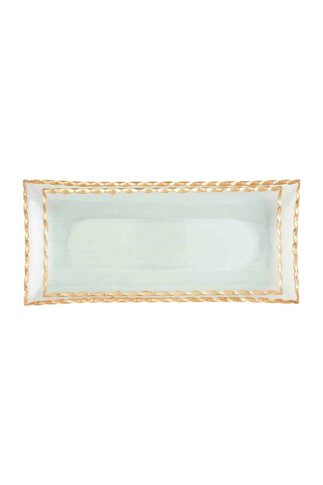 Gold Edge Tray Set