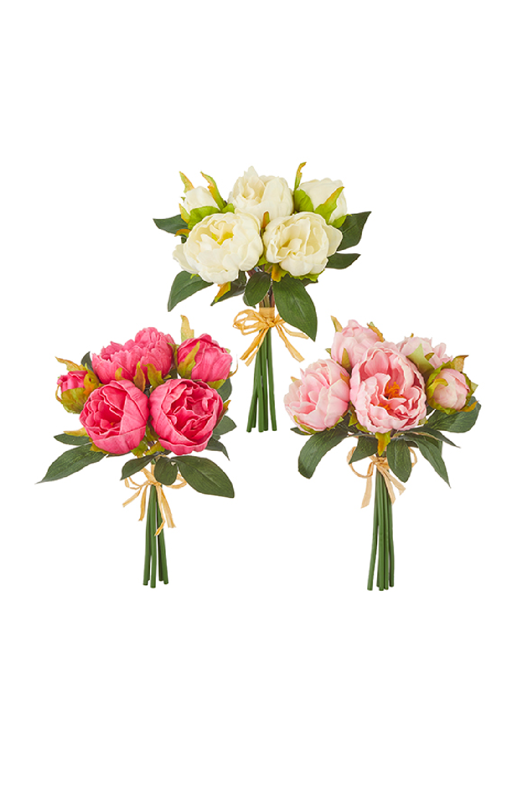 10.5" Real Touch Peony Bundle