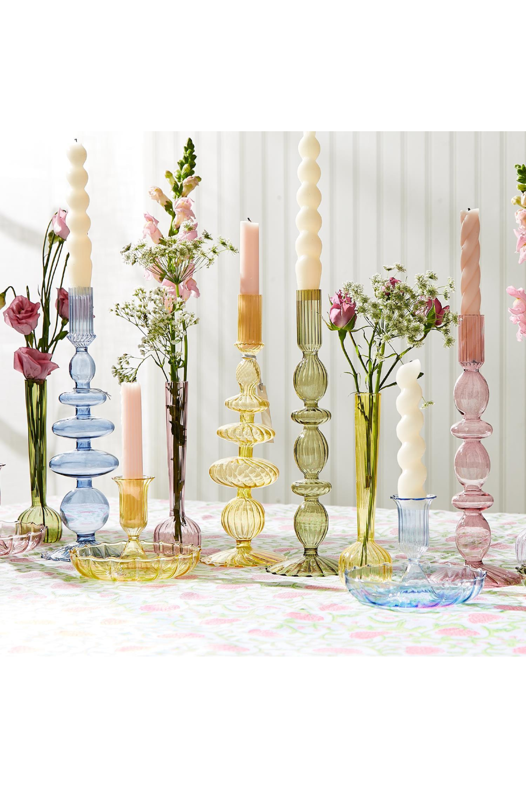 Swirl Taper Candlestick Holder
