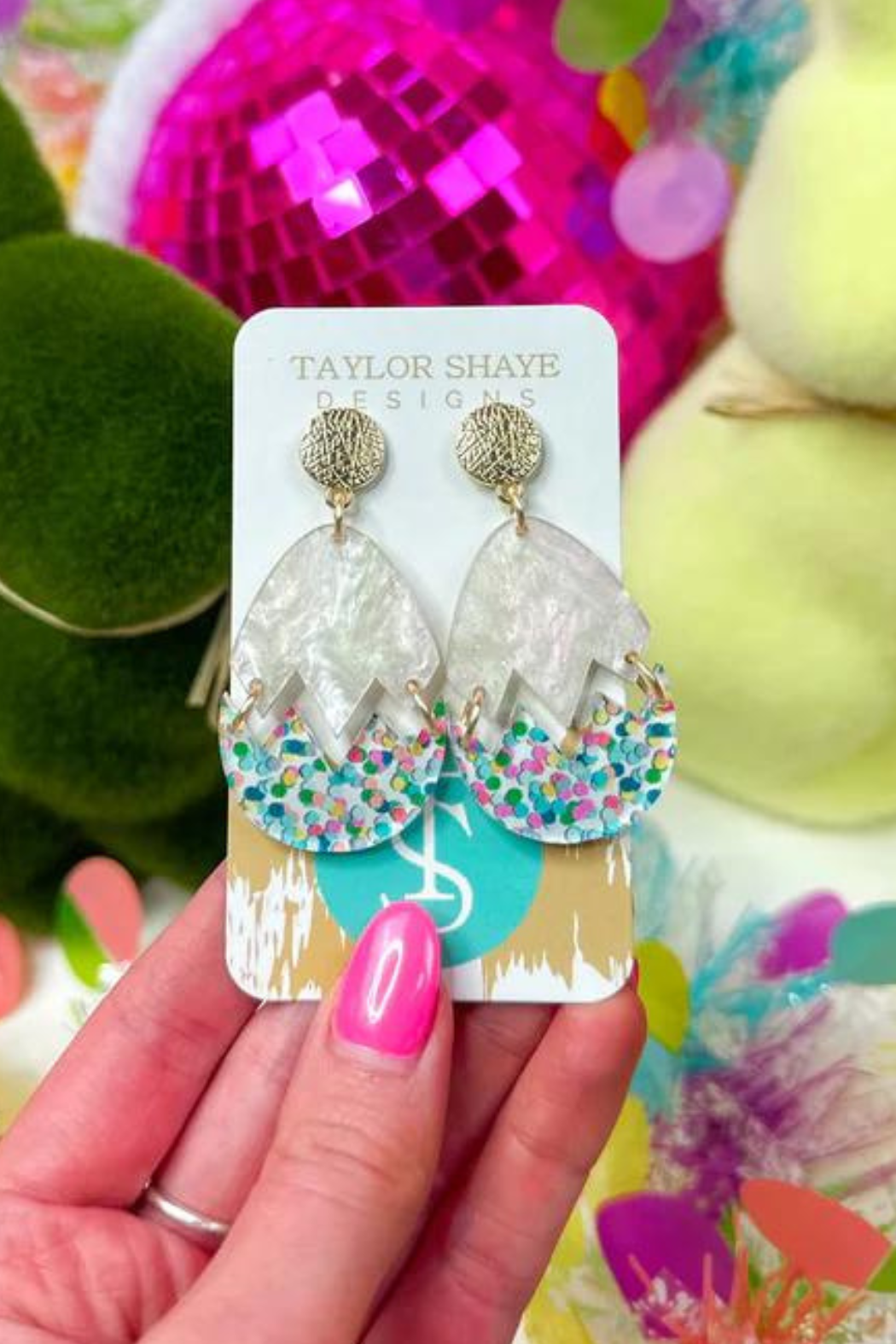 Easter Egg Drop Earrings