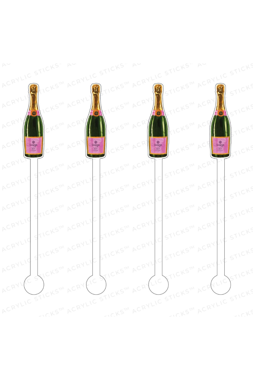 Acrylic Stir Sticks - Set of 14