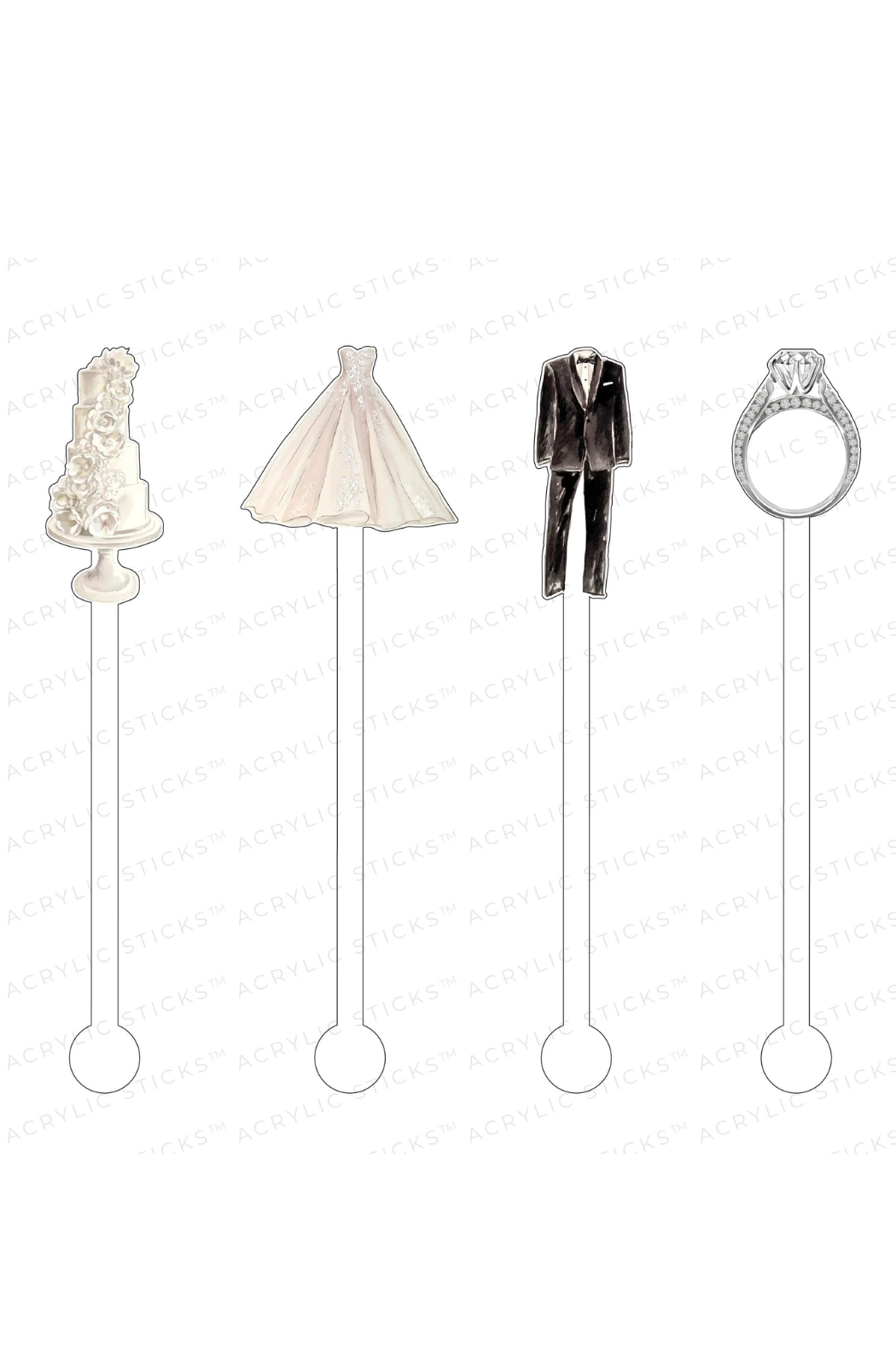 Acrylic Stir Sticks
