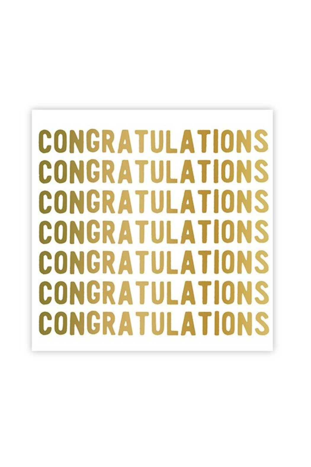 Congrats Beverage Napkins