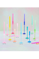 Frosted Taper Candle Holder
