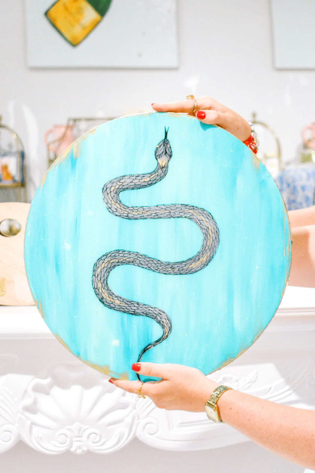 Cora B. x Eras Snakes wall art
