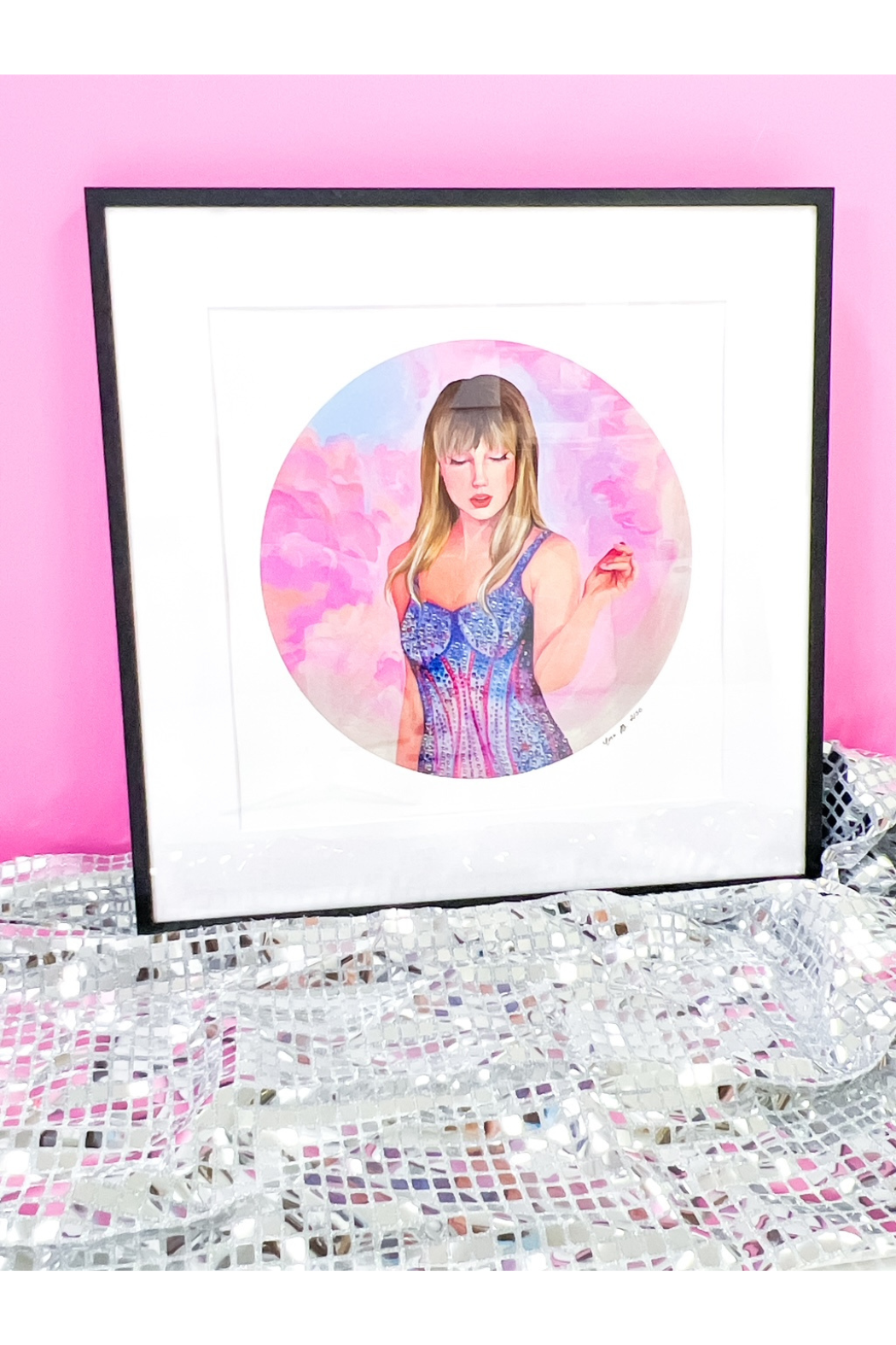 CoraB x Baubles Eras Framed Print