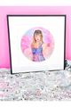 CoraB x Baubles Eras Framed Print