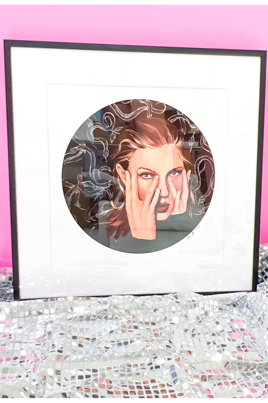 CoraB x Baubles Eras Framed Print