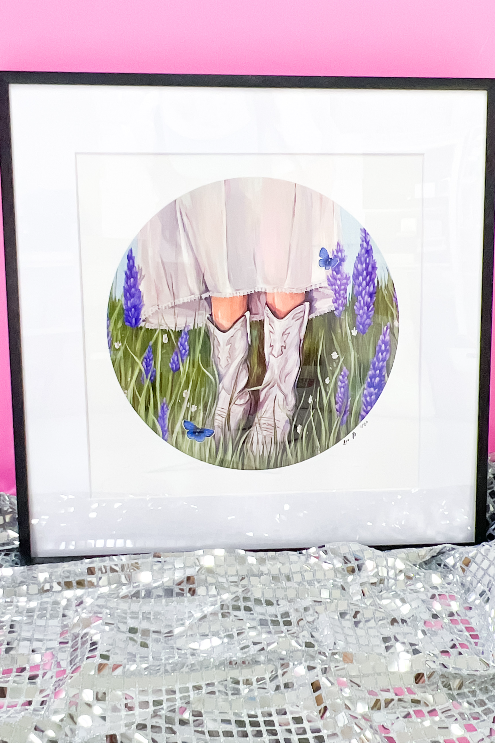 CoraB x Baubles Eras Framed Print